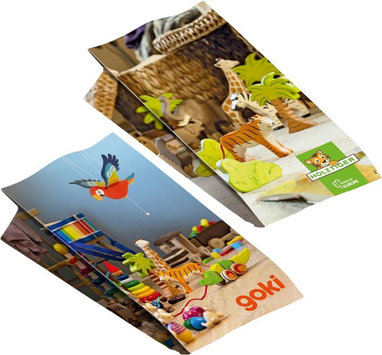Хартиени торбички за малки играчки Goki/HOLZTIGER