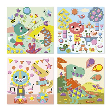 3 YEARS - GEOMETRIC STICKERS