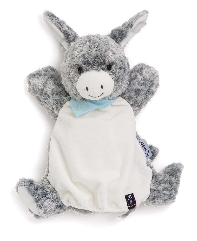 LES AMIS - DONKEY DOUDOU PUPPET 30 CM
