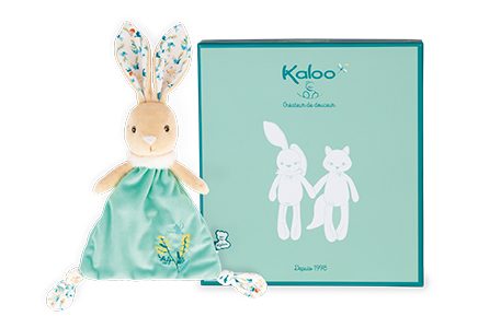 KALOO Триъгълна играчка за гушкане - Зайчето Джъстин